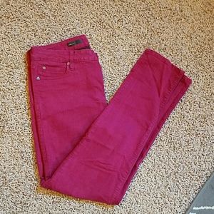 Colored skinny jeans