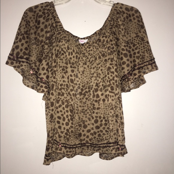 Cheetah blouse