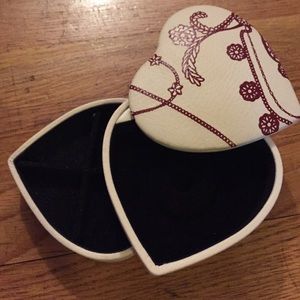 Genuine leather pandora charm heart