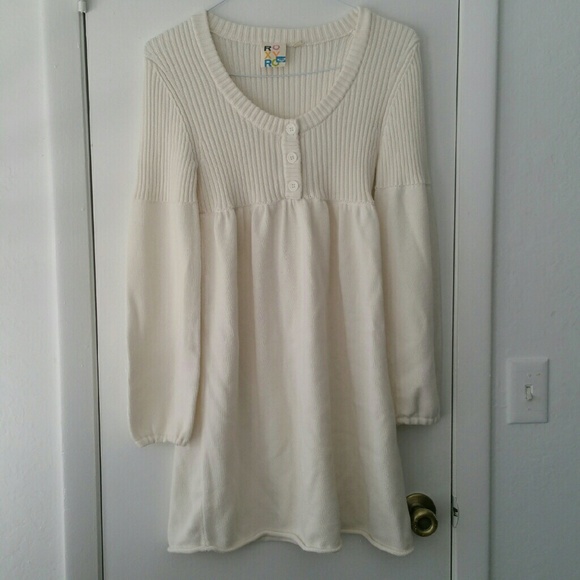 DONATED!! Roxy Cream Sweater Dress