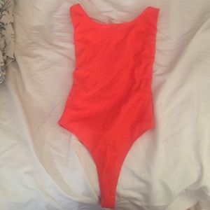 American apparel NEVER WORN thong bodysuit small