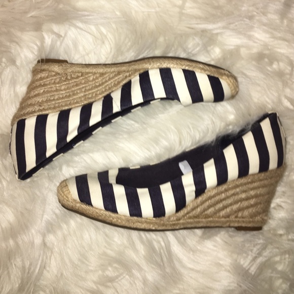 Merona Shoes - Nautical Striped Wedges - 9