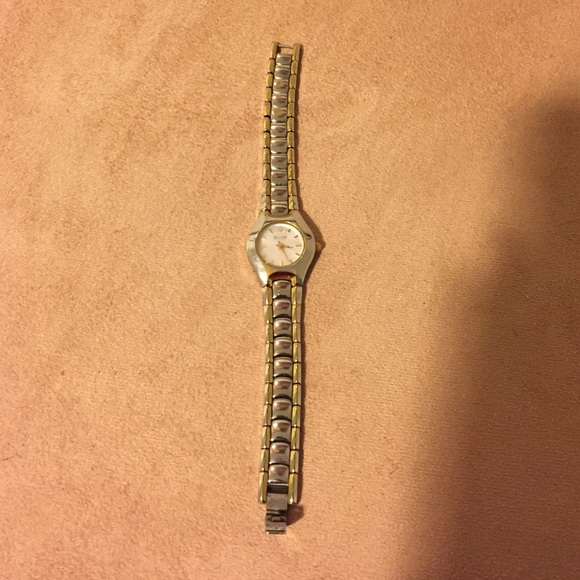 Bulova gold and silver authentic watch