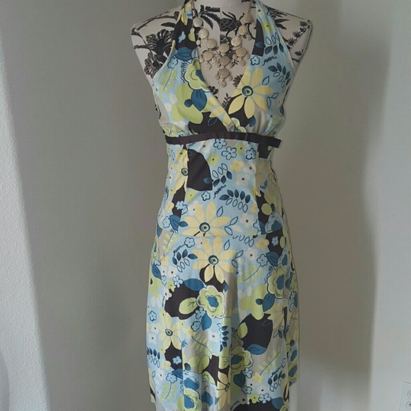 Floral Halter Dress