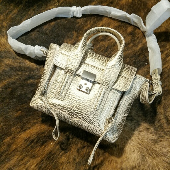 NWOT 3.1 Phillip Lim Pashli Mini Metallic Gold