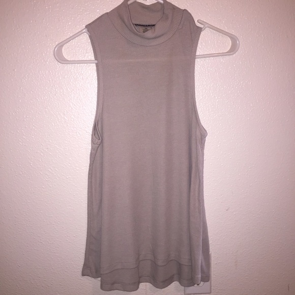 Wet Seal mock neck sleeveless top.
