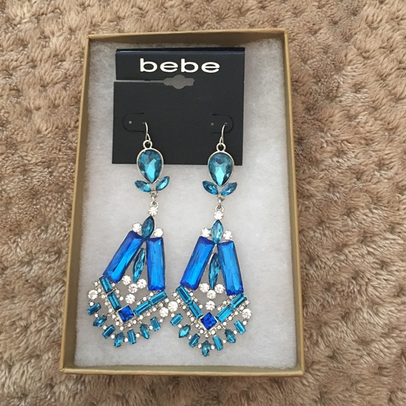Bebe chandelier earrings
