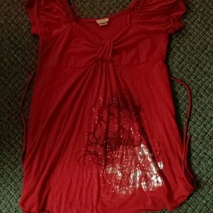Red Maternity top