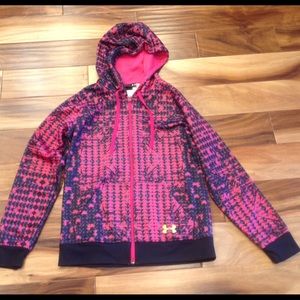 Under Armour Zip Up Hoodie, Size Small