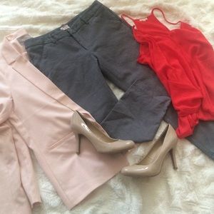 Grey Merona cropped trousers