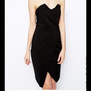 ASOS Bandeau Wrap Dress