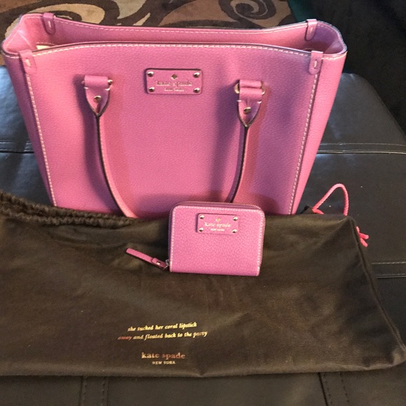 Kate spade Wellesley tote with wallet