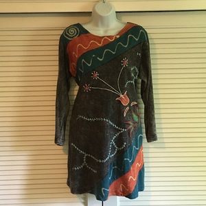 Boho Embroidered Tunic