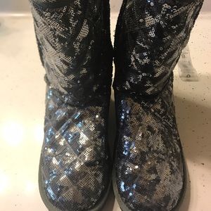 Bling Grey Boots