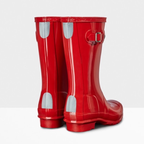 Hunter Original Tall Glossy Red - Kids - Picture 2 of 3