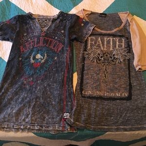 2 shirts