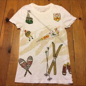 Rare J Crew Aspen Ski Club T shirt