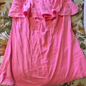 Lilly pulitzer pima cotton strapless top