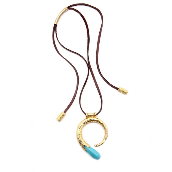 Aqua Loop Necklace.