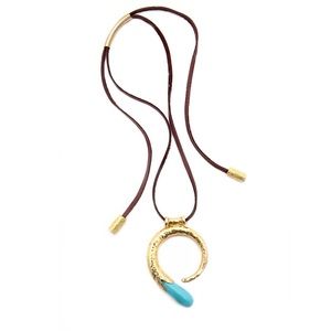 Aqua Loop Necklace.