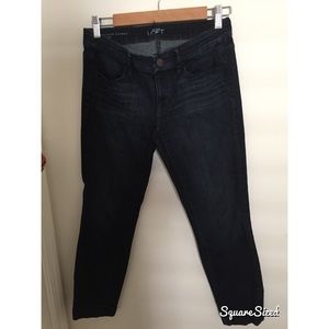 LOFT Modern Skinny Ankle Cuffed Jeans
