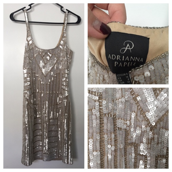Adrianna Papell beard tank dress size 4