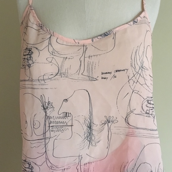 Sheer illustrated tank from American Apparel