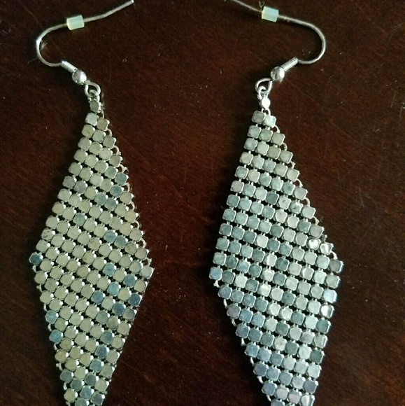 Silver earrings