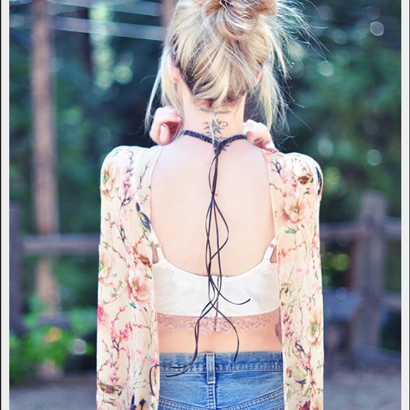 ✨Long Brown Wrap Around Choker