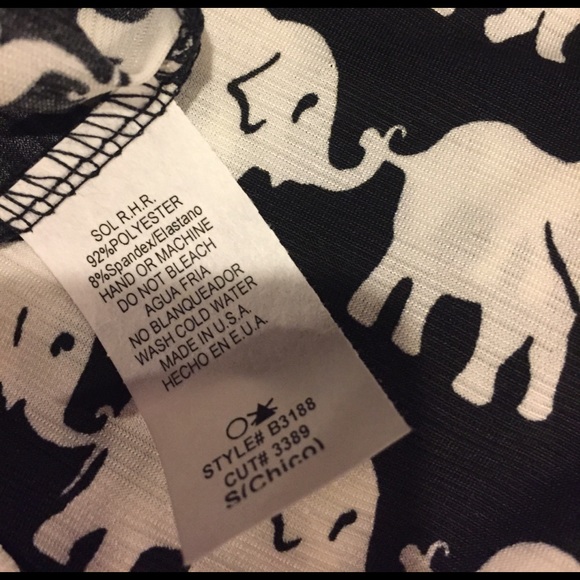 🌻Last 1!!! Small Elephant print tunic - Picture 4 of 5