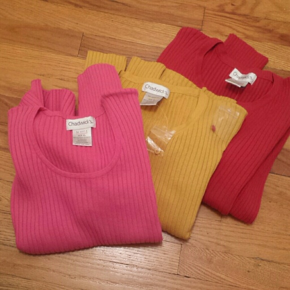 A bundle of sweaters