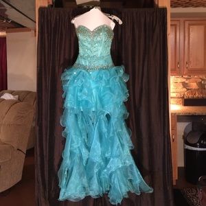Prom gown/dress high/low style