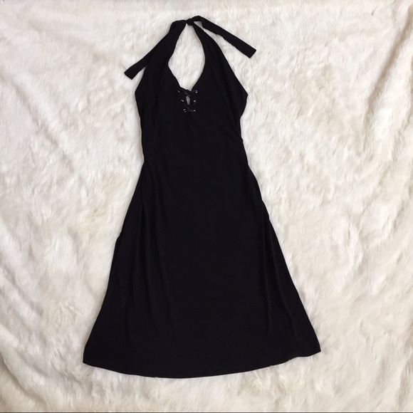Kona Dresses & Skirts - Black Tie Up dress
