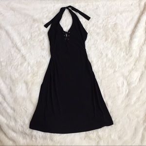 Black Tie Up dress