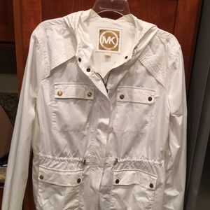 Michael Kors white Anorak XL