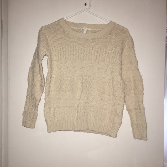 Cream sweater