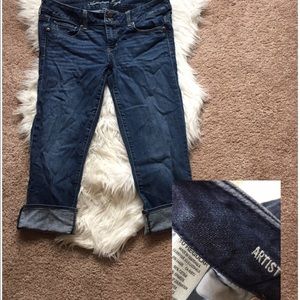 American Eagle Artist Cropped Jeans