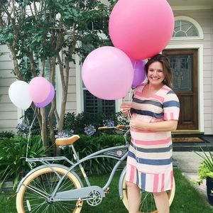NWT Mama Licious Stripe Maternity Dress - XL