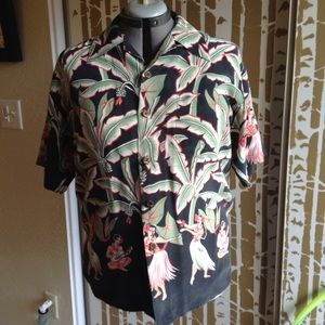 Silk Aloha Shirt! Gorgeous vintage design