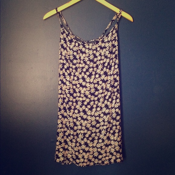 *Brand New* Lace-up Back Floral Mini Sun Dress