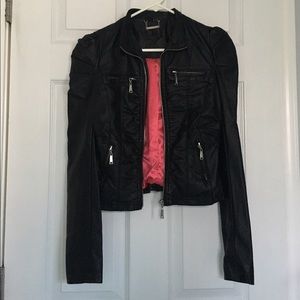 Faux Leather Jacket