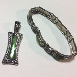 Lia Sophia Bracelet and Pendant