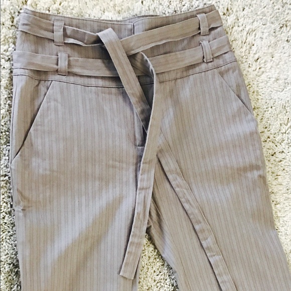 BCBG Light Tan pants- high-waited- size 2 - Picture 1 of 2