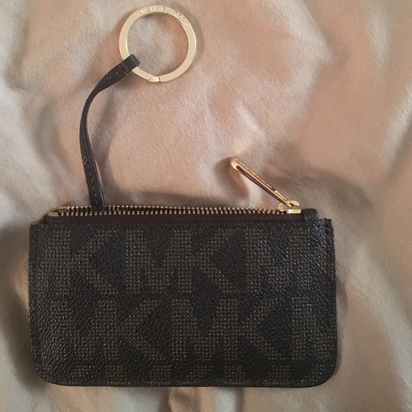 MICHAEL Michael Kors Logo PVC Card/ Key Pouch