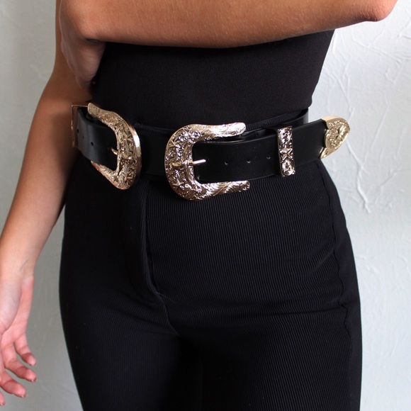 • Double Buckle Belt • - Picture 3 of 7