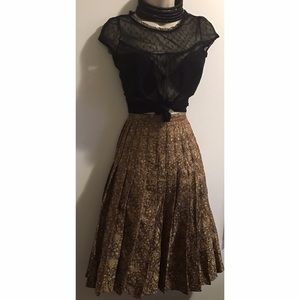 Vintage pleated skirt