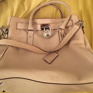 Cream Michael Kors bag