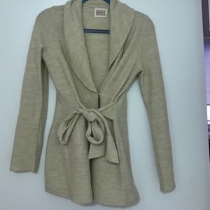 Cream sweater cardigan/jacket