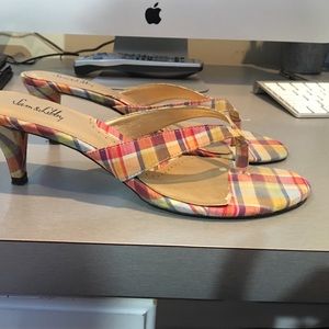 Sam &Libby sandals plaid nicely worn summer shoes
