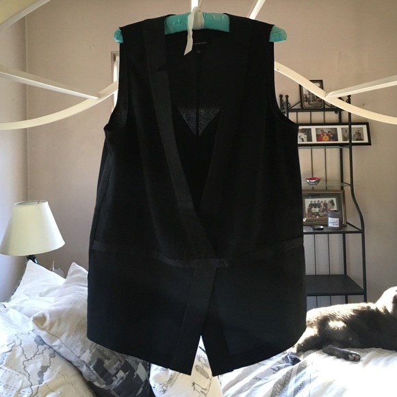 Banana Republic Tuxedo Blouse